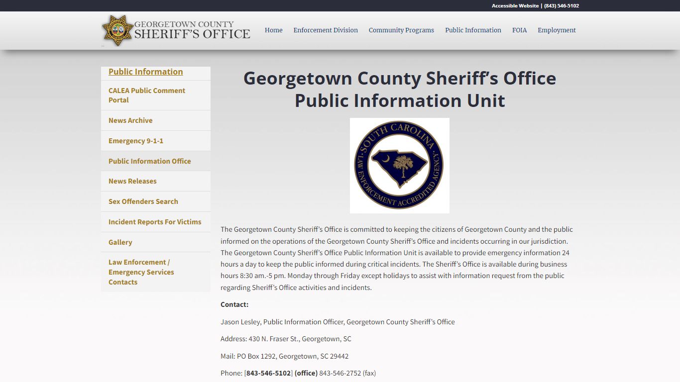 Georgetown County Sheriff’s Office